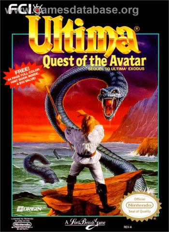 Cover Ultima - Quest of the Avatar for NES